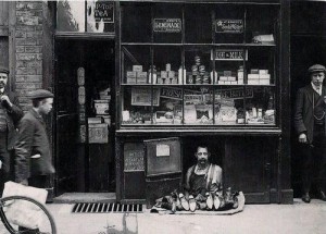 La tienda más pequeña del mundo. Londres 1900
